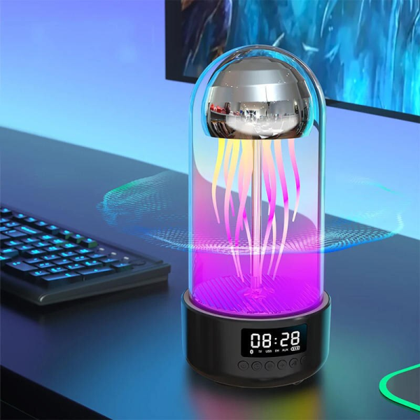 Creative Jellyfish Bluetooth Speaker with RGB Lighting and 2000mAh Battery