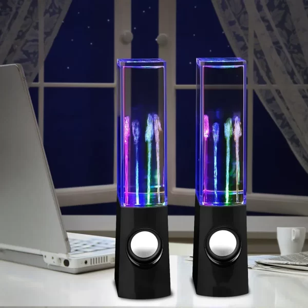 Water Dancing LED Fountain Light Speakers